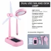 Pink Fan with Lamp