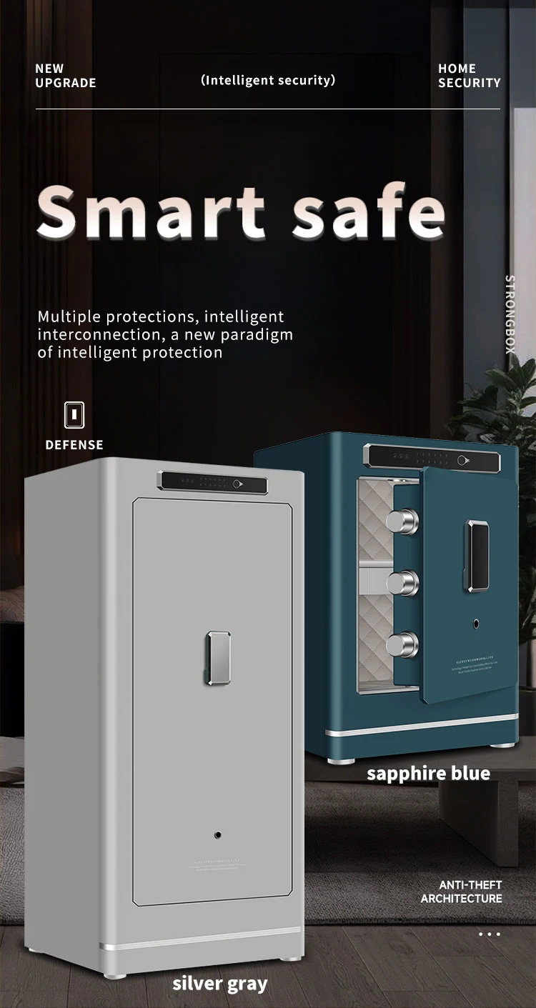 CEQSAFE High Quality Home Security Digital TUYA APP Wifi Fingerprint Safe Box Steel Household Storage Direct Factory Sale supplier