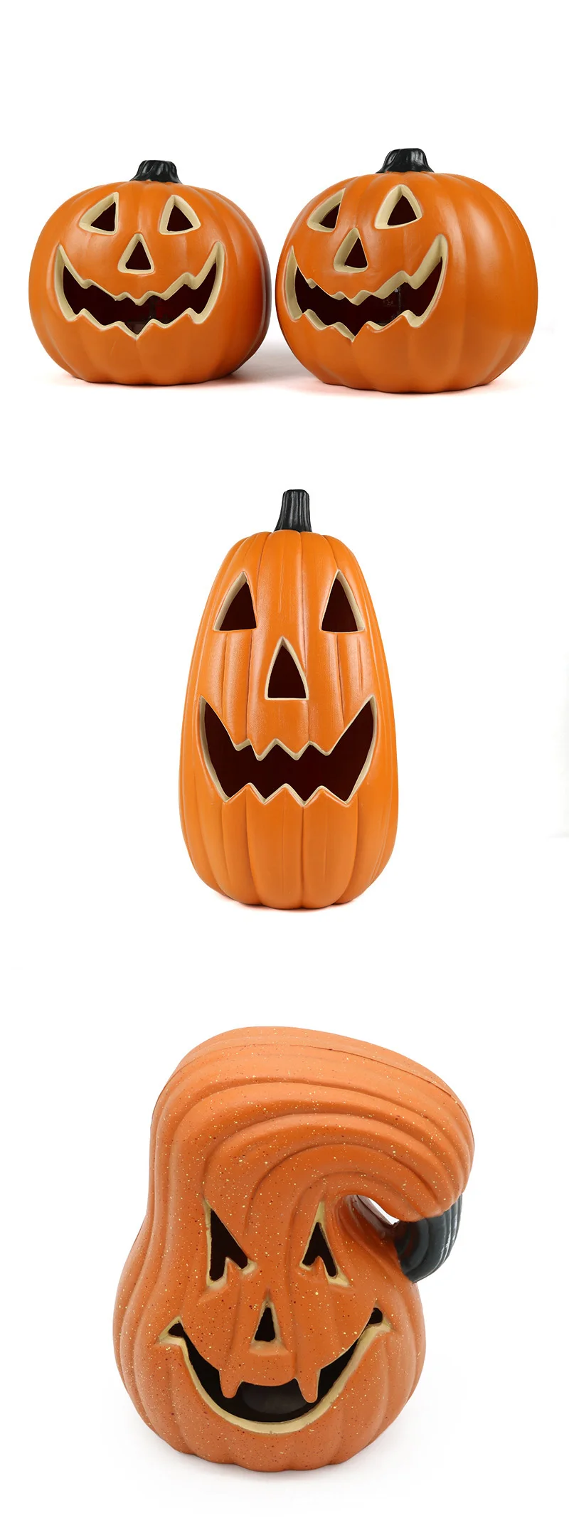 Polystroprene Pumpkin Halloween Big Pumpkin Led Light Festival Ornament