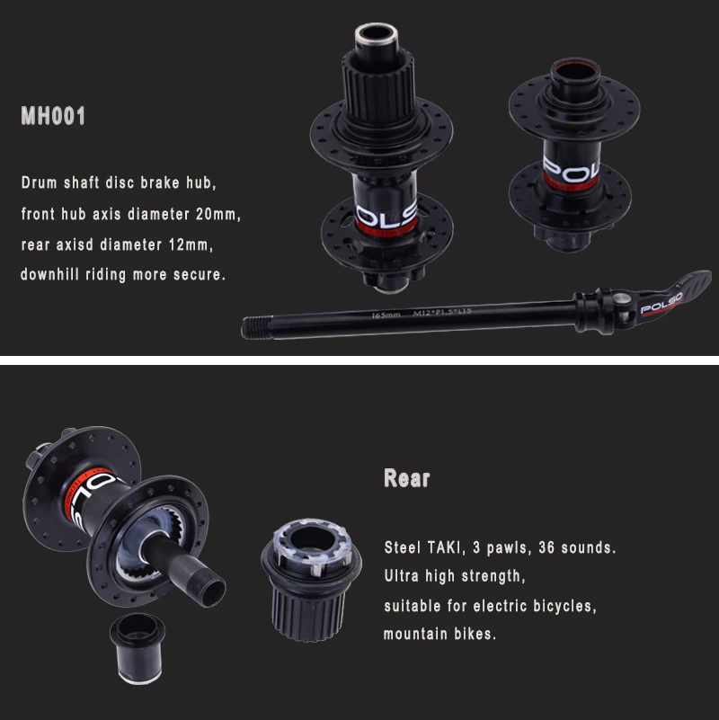 MH001 New Design HG MS XD Rachet Customizable Hub Factory Price  MTB 32h 3pawls 11speed Mountain Bike Wheel Hubs