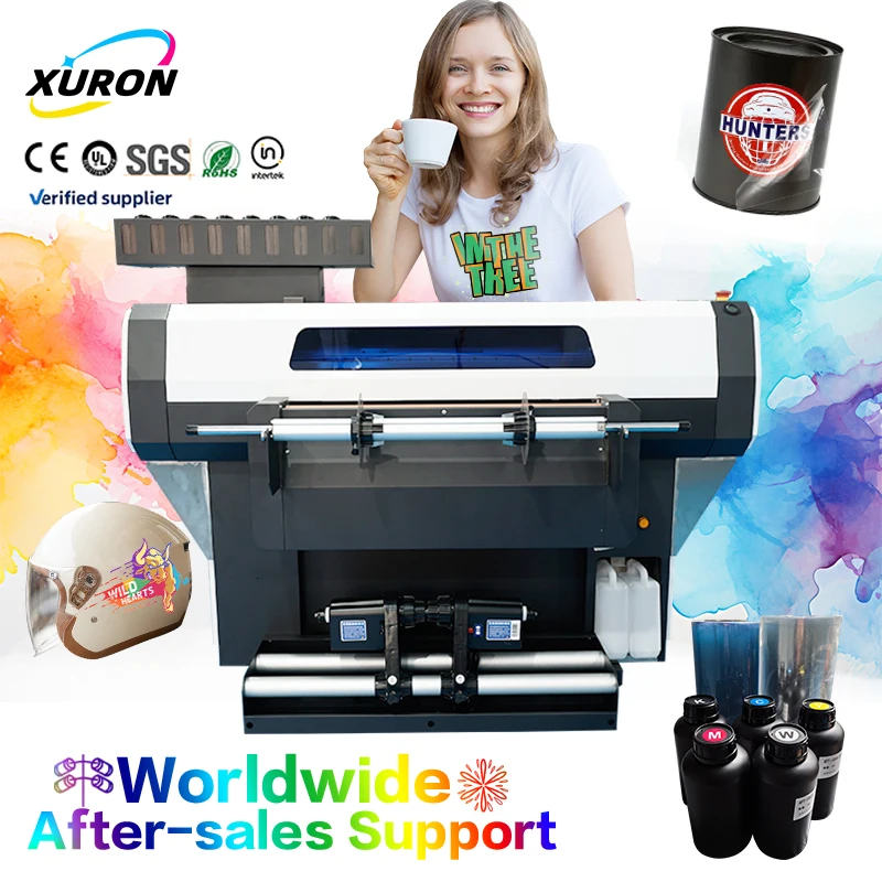 Xurong Manufacturing Vendor's Fully Automatic Roll-to-Roll UV DTF Printer for High-Volume Transfers Multifunctional Brand New!