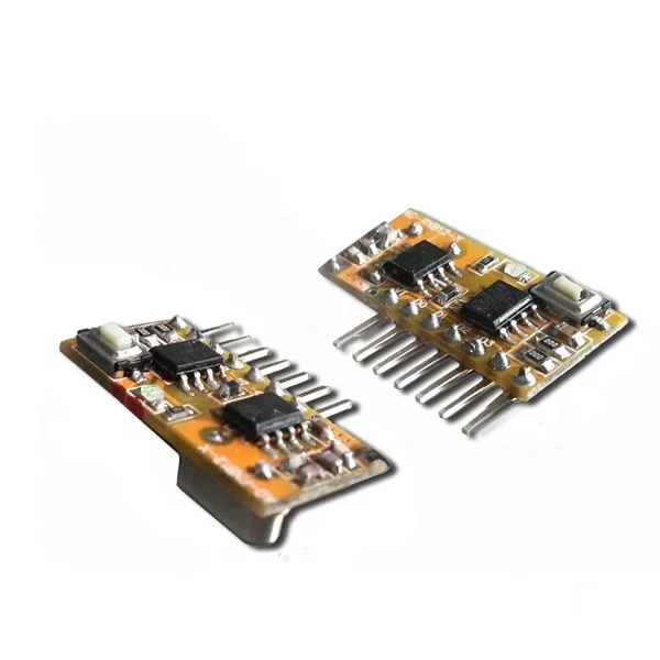 433Mhz Wireless Receiver Learning Code 1527 Decoding Module 4 CH Output Learning Button