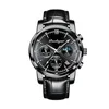 Black leather strap