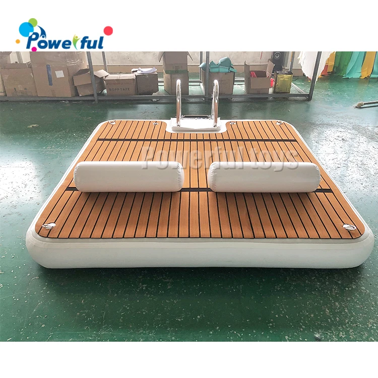 2023 Hot Selling Inflatable Platform Floating Dock for Water Sea Pontoon Boat Jet Ski Yacht