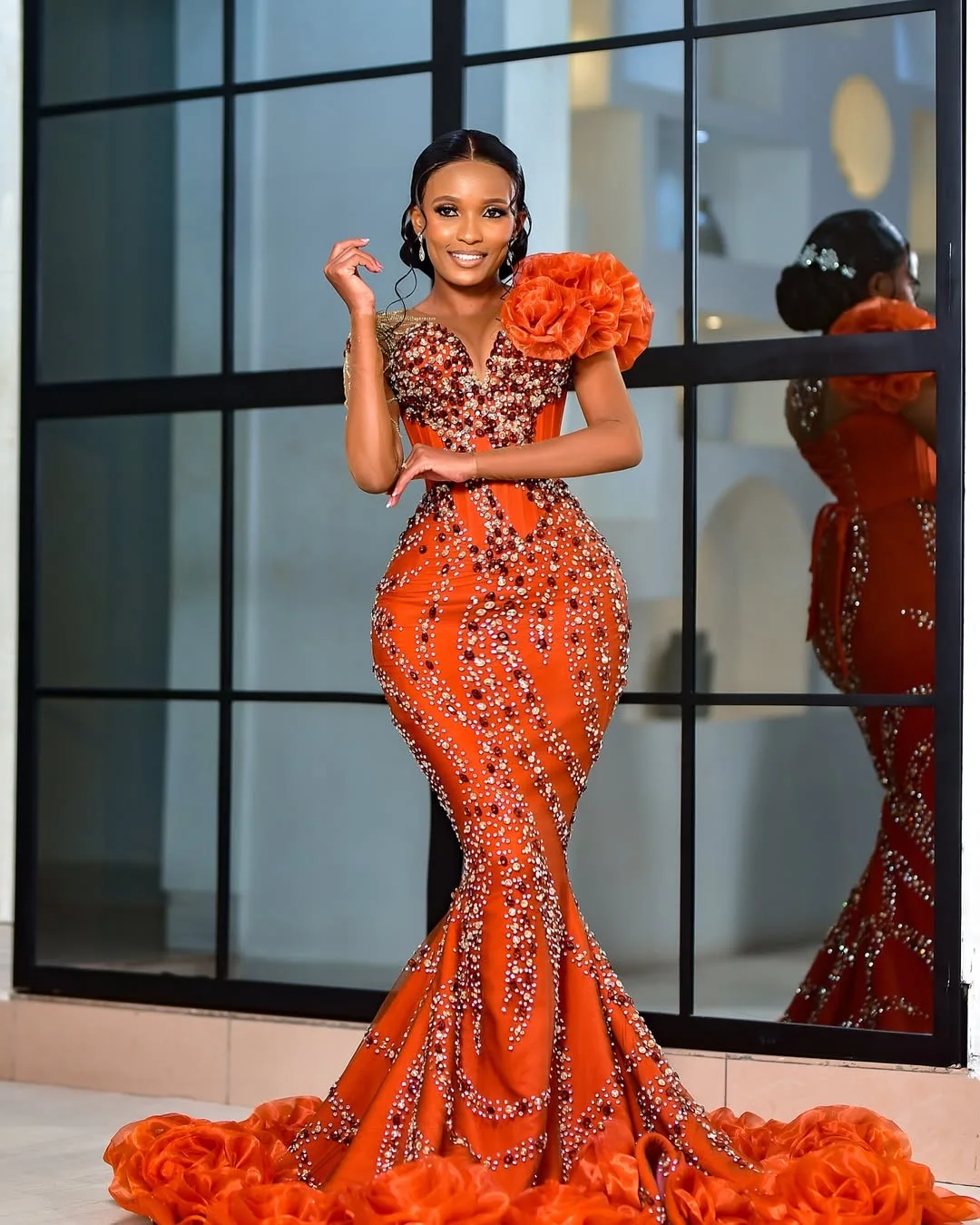 Stylish African George Evening Gowns - Plus Size & Unique Designs