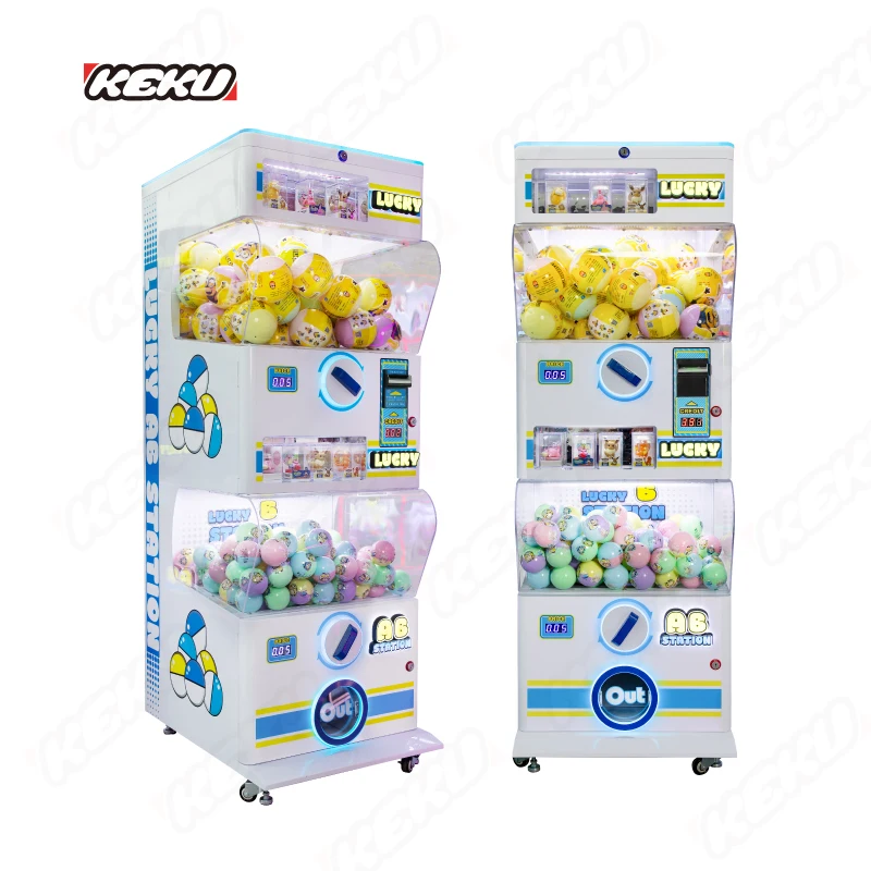 Gachapon Machine with Card Reader  Customization Japanese Gashapon Machine Expensive  Plastic Gashapon Machine Capsule