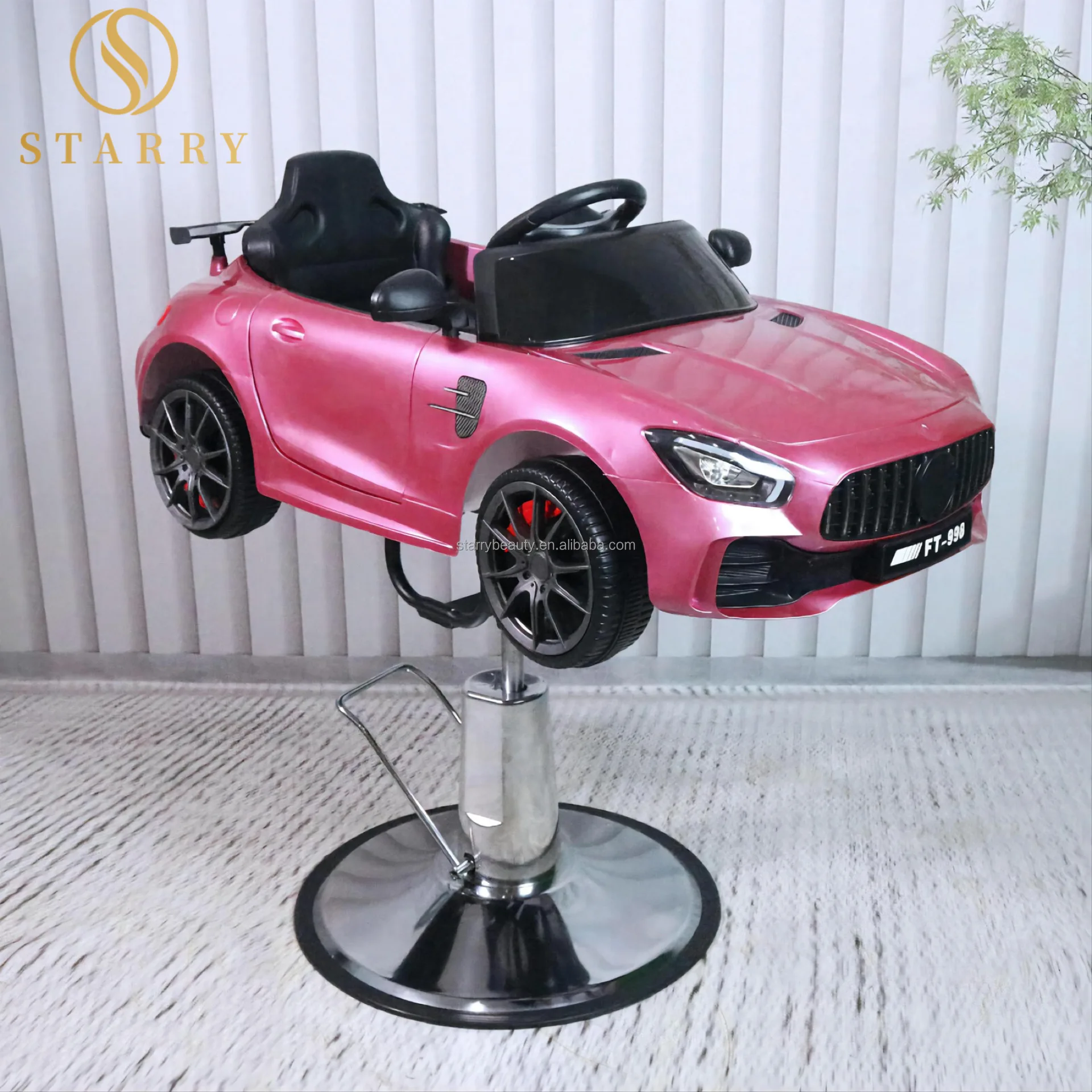 Salon Decoration Children Barber Chair Kids Car Salon Chair Salon