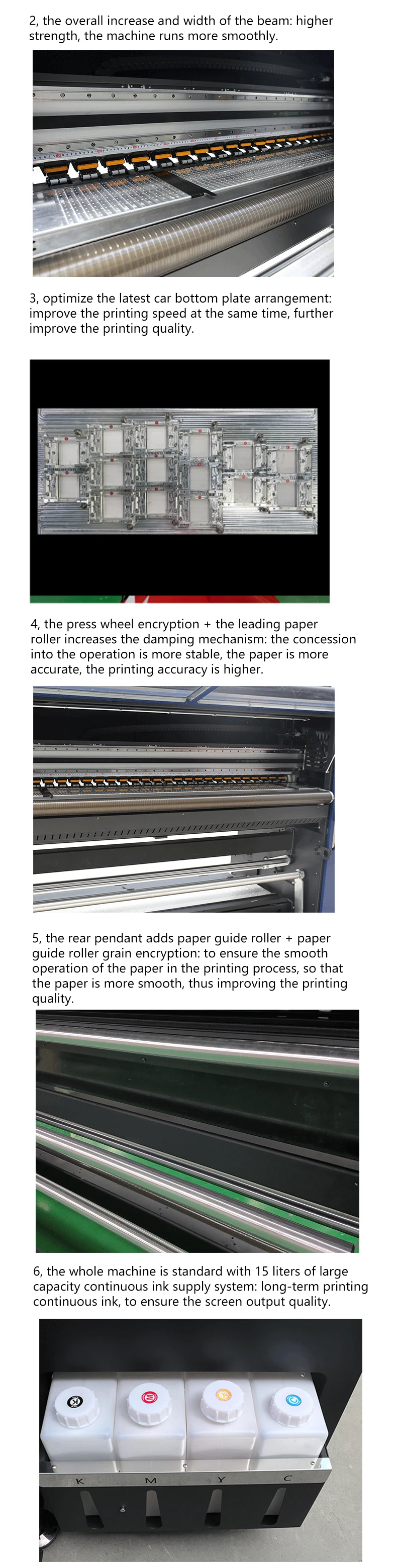 8Head Wholesale 1.9m Large Format Printer Fabric Sublimation Printing ...