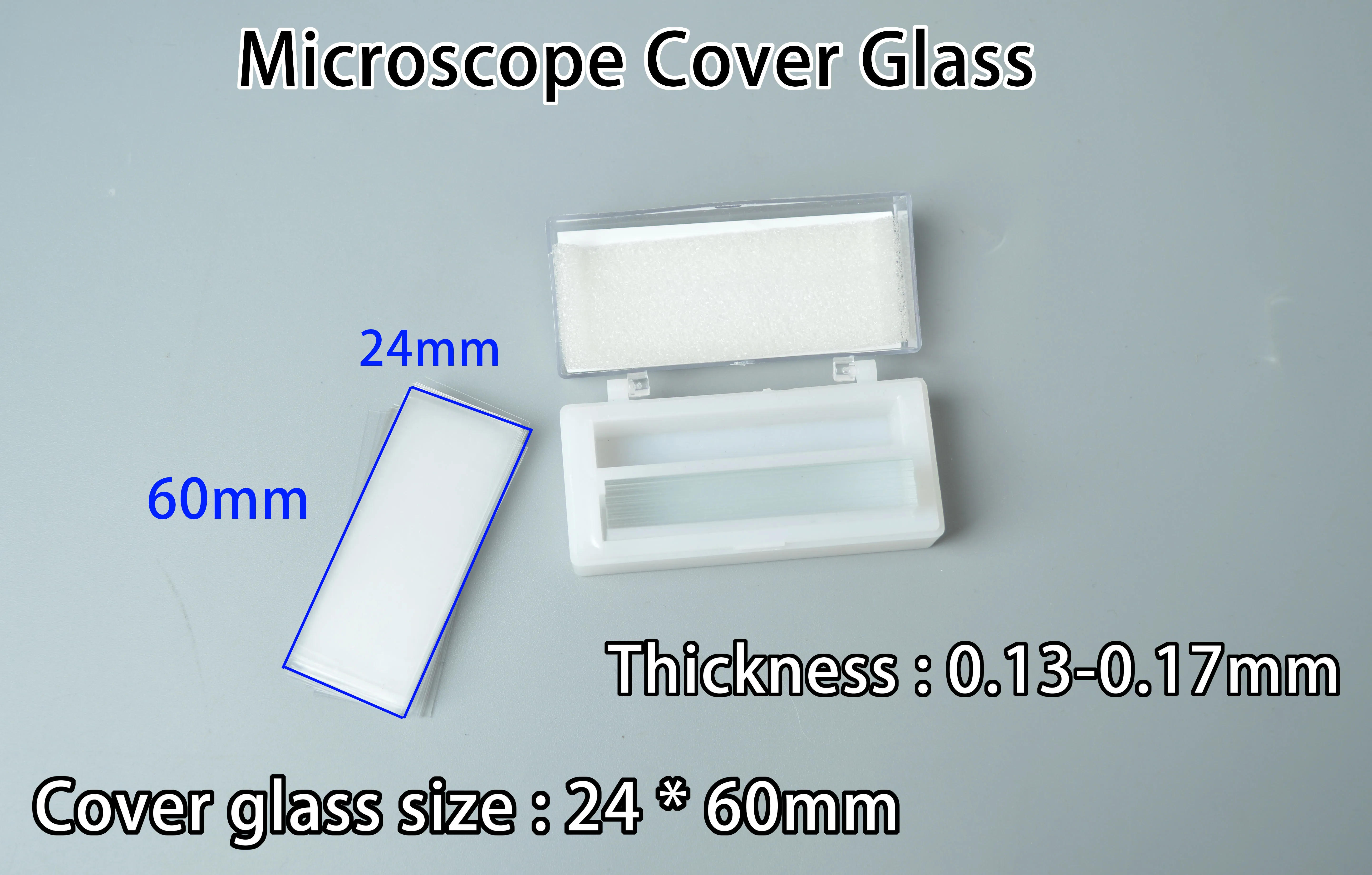 Microscope cover glasses