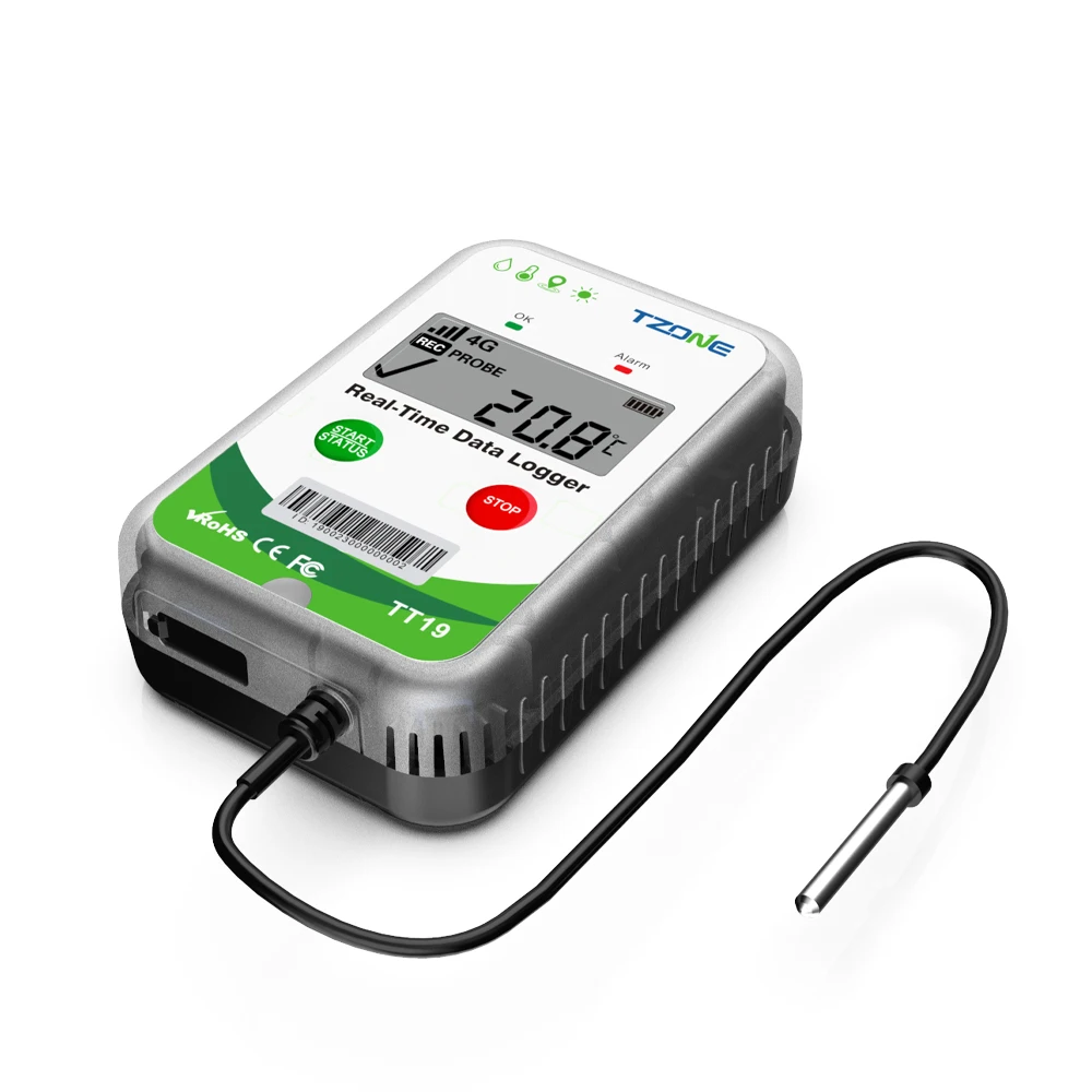 Real Time Cold Chain Temperature Monitor GPS Temperature and Humidity Data Logger