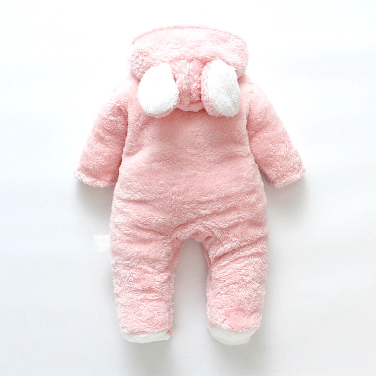 Лидер продаж, для детей, малышей с капюшоном комбинезон с длинными рукавами из флиса, зимние носки для новорожденных детские пижамы-комбинезоны для мальчиков