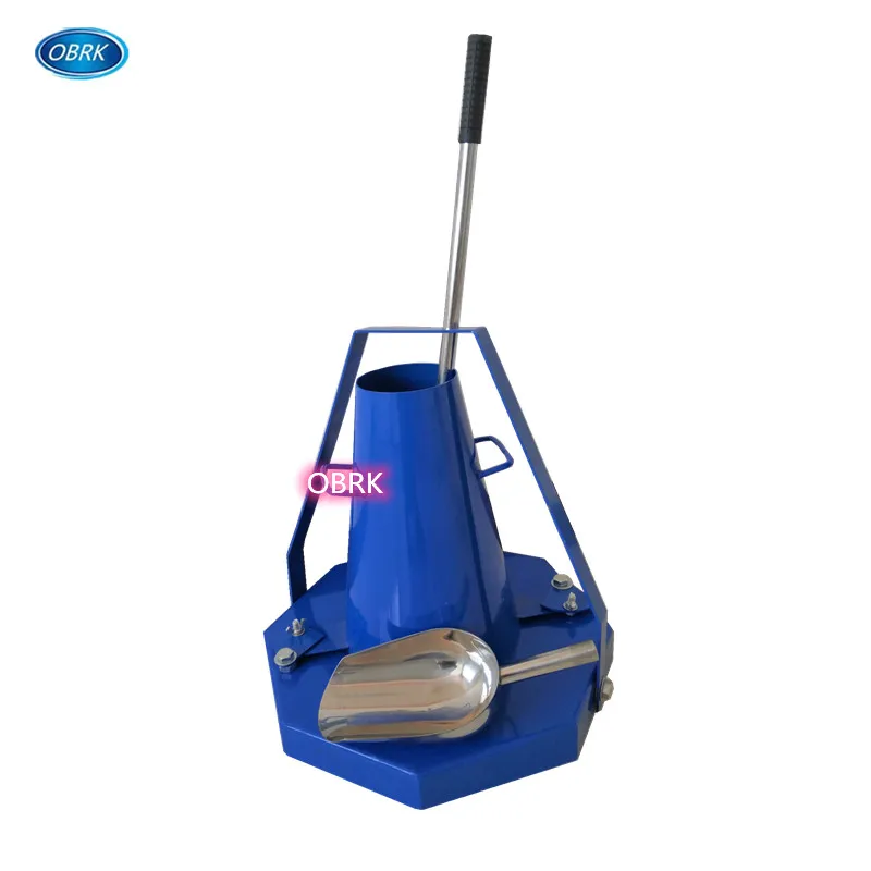 Stainless Steel Concrete Slump Cone Set Slump Cone Test Apparatus With Scoop (Punching Press)