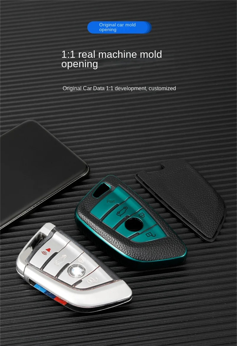 1 Best Selling Car Accessories Soft TPU Button Car Key Cover Case Cover For Bmw 5 3 Series 20 X1 X3 X4 Car Key Case good quality