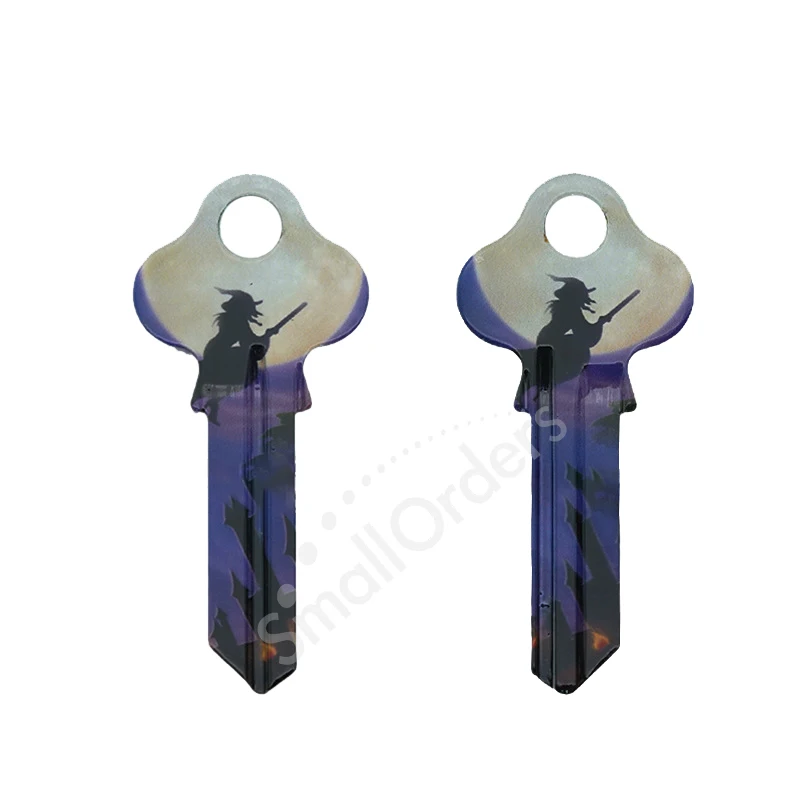 Fashion Unique Colorful Metal Brass Door Keys