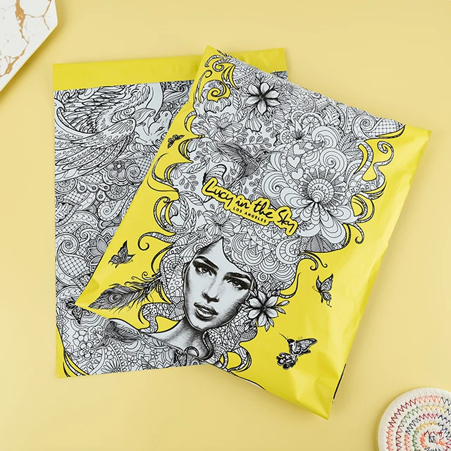 Custom Design Print Logo Biodegradable Mailer Clothes Packaging Plastic Express Shipping Bag Mailer Mailing Bags For Clothing supplier