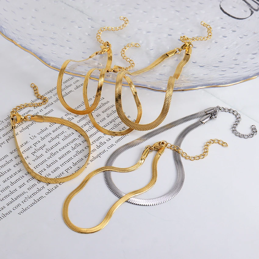 Cavigliera Donna In Acciaio Inox 18K Oro | Con Cuore E Perline | Regolabile | Idea Regalo - Foto 5