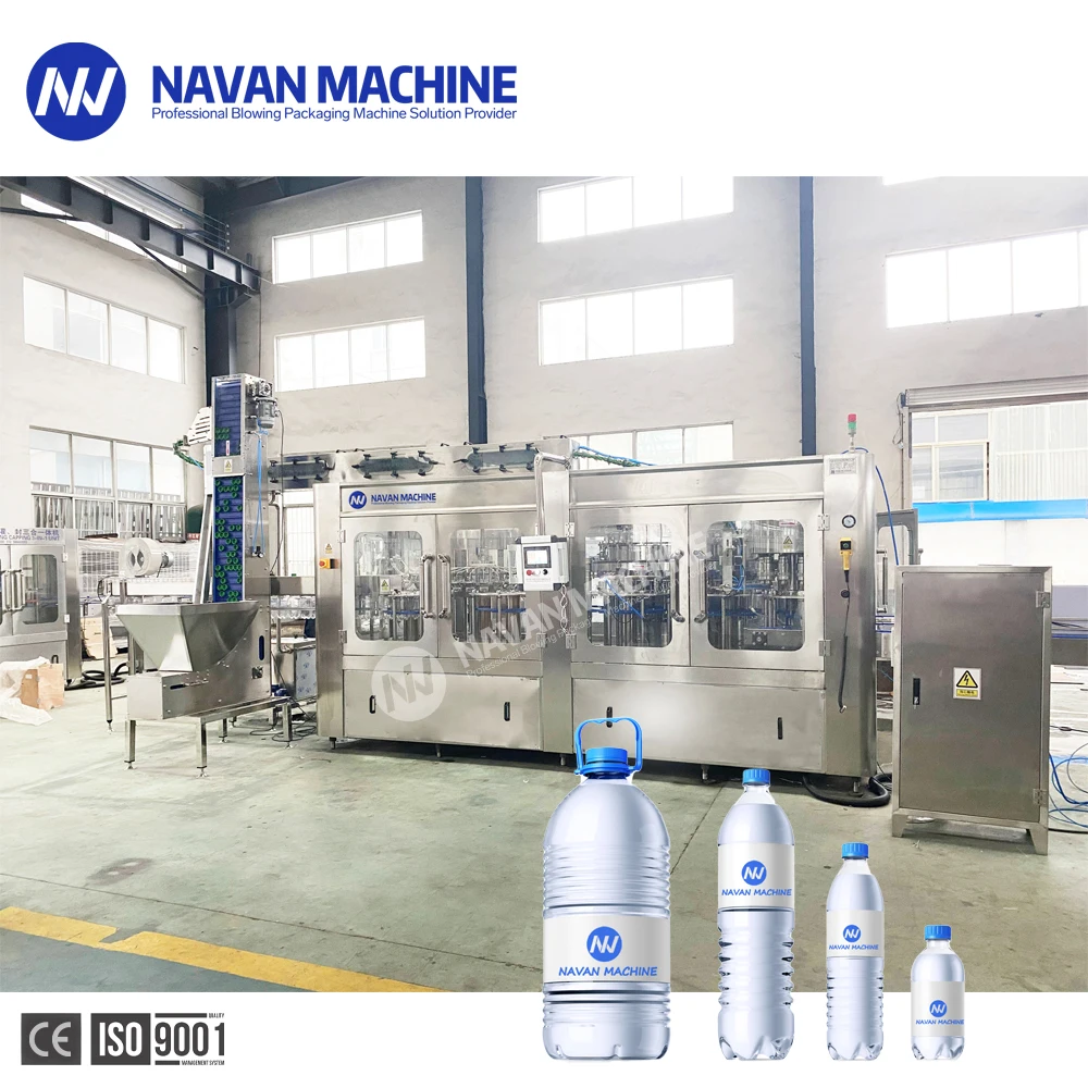 Automatic Mineral Pure Water Filling Machine PET Plastic Drinking Water Bottling Line