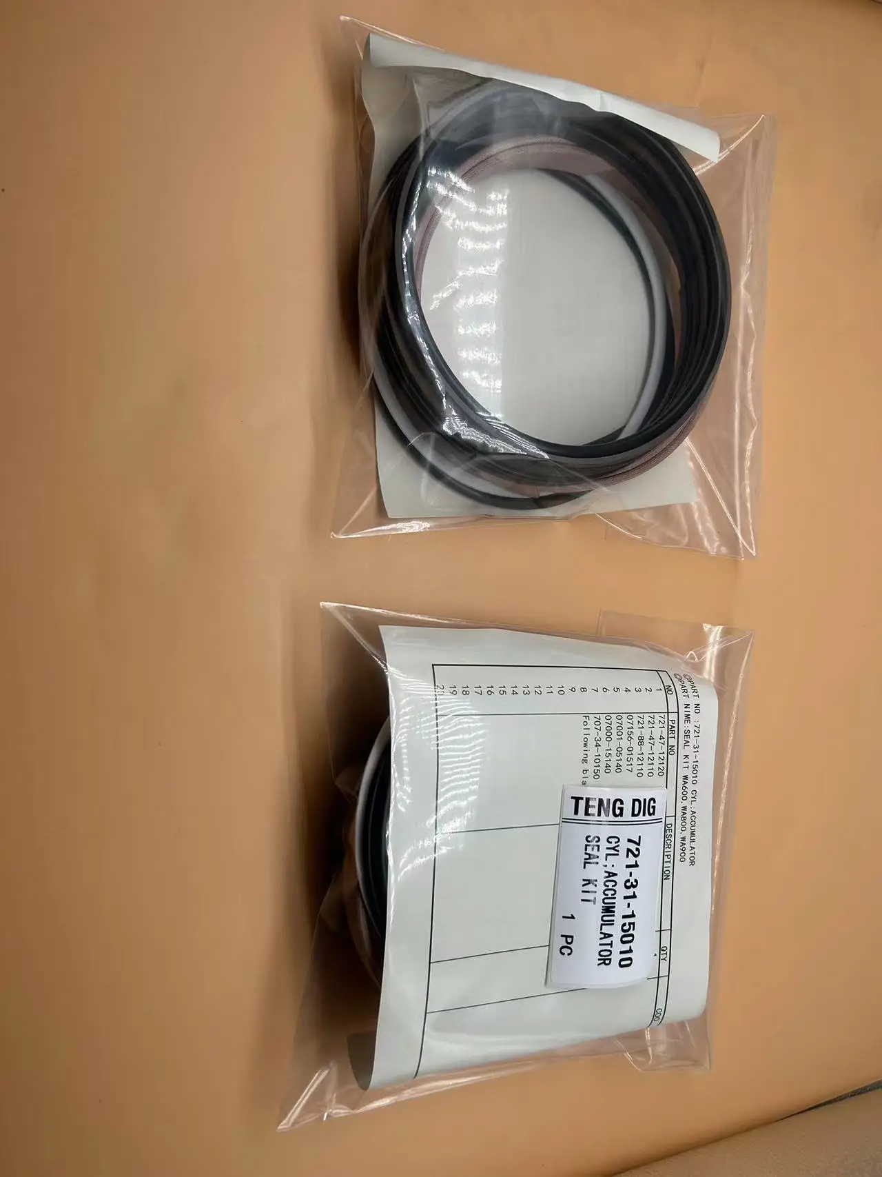 721-31-15010 Seal Kit - Reliable Rubber O Rings for Machines