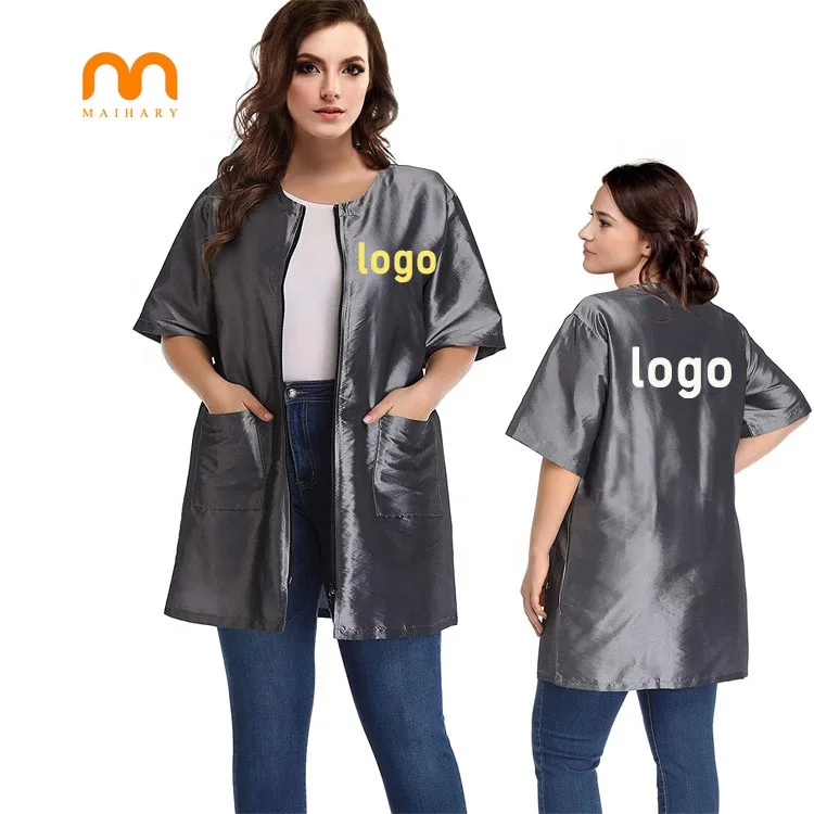 Водонепроницаемый Фартук для парикмахерской с логотипом косметологическая форма стрижки парикмахерские куртки оптовая продажа на заказ