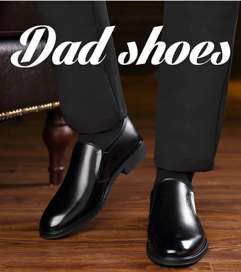 New Men's Dress Shoes High Quality Leather Dress Shoes Men's Office Shoes