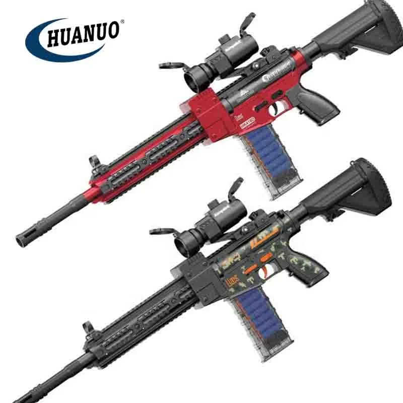 人気爆発中！M416おもちゃエアガン 電動式キッズガン ソフト弾マガジン