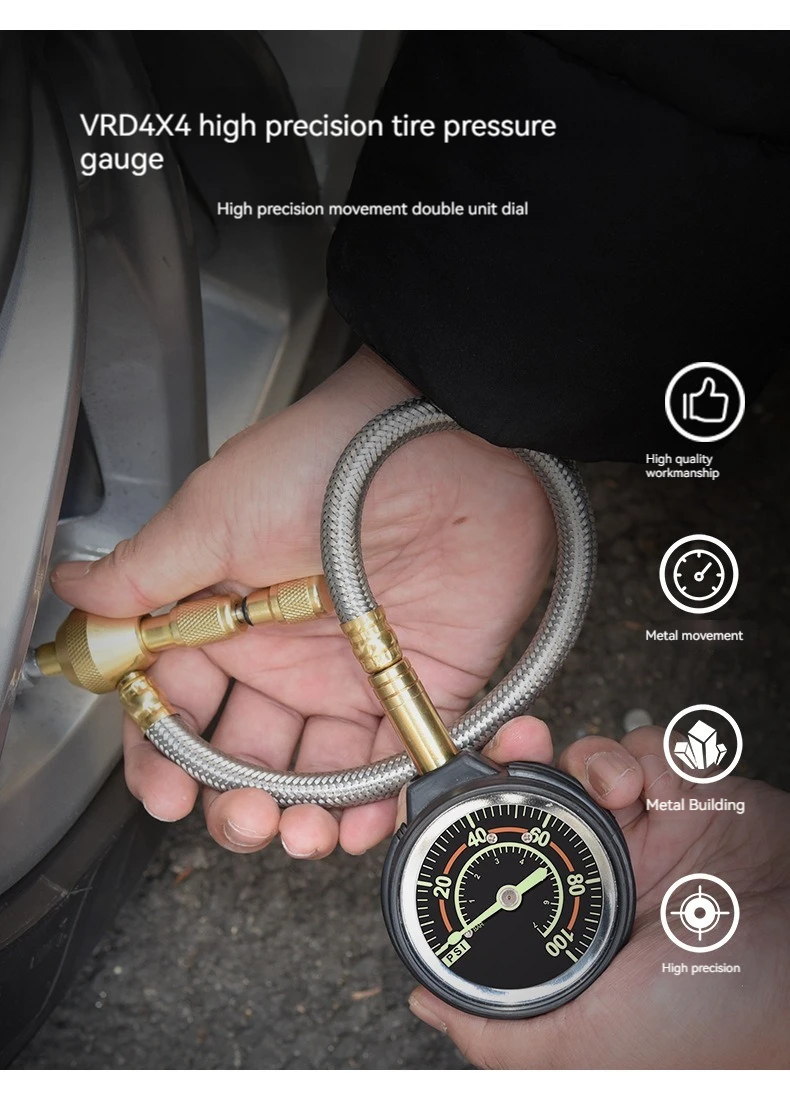 Vrd4x4 Super Quality 4x4 Off Road Automatic 4wd Tire Deflator Valve Kit