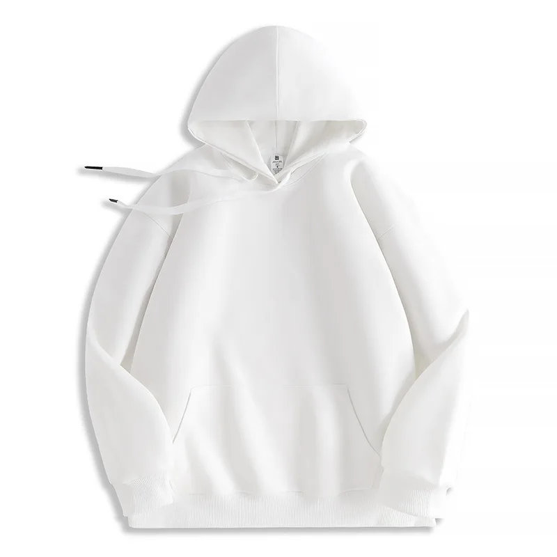 Double-layer Hooded Shoulder Pullover Hoodie for Men Autumn Winter Fashion Brand Large S preview