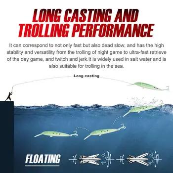 CHEERY New Arrival 130/185/225mm Steel Lip Wobbers Trolling Saltwater Artificial Sea Fishing Lures – Trolling Lure – view 3