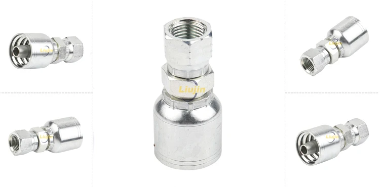 Hose crimping fittings professional manufacture custom hydraulic fittings