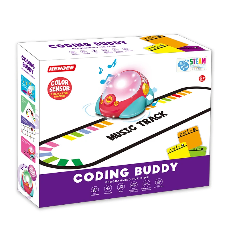 ZIGO TECH Color Sensor Robot Intelligent Coding Car Games Kids Toy Children Educational Learning Toys