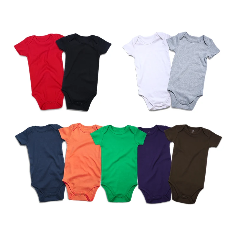 Baby Clothes Custom Print Newborn Plain Blank Baby Boy Clothes Unisex