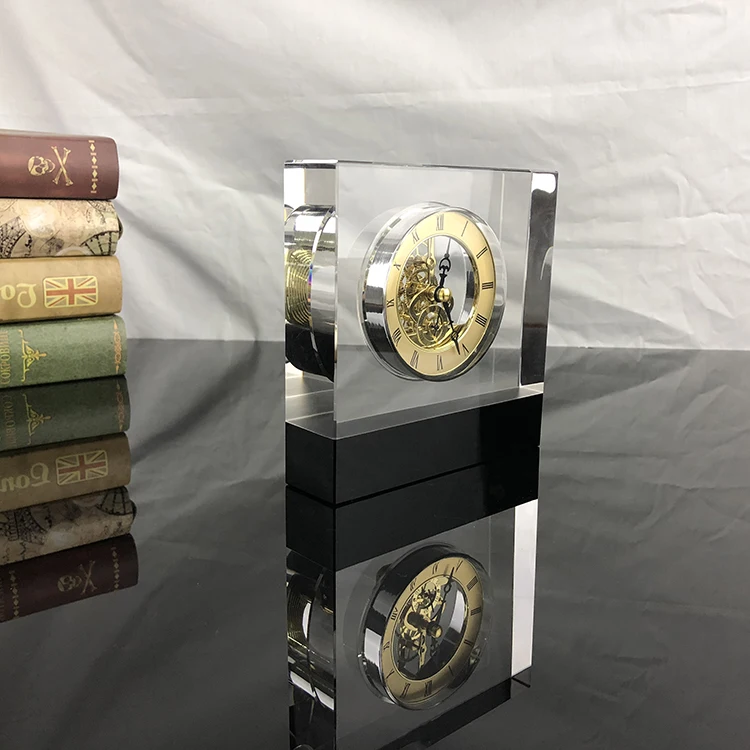 Mhbz0112 Table Crystal Mechanical Clock Buy Crystal Mechanical Clock