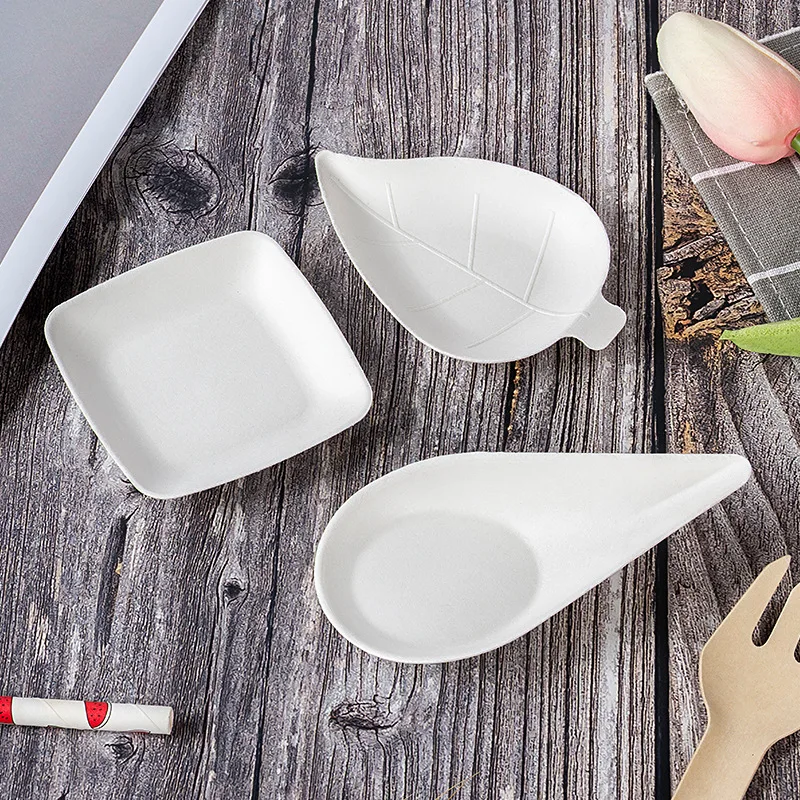 8 Pack Dipping Sauce Dish Seasoning Dish (Length: 2inch, Height: 1inch) Soy Sauce Dishes Plastic Dipping Bowls Multicolor Mini Appetizer Plates