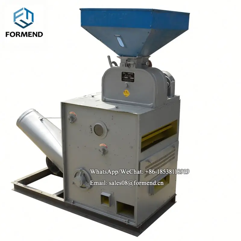 LM24-2C Rice Mill Machinery with 6 Inch Rubber Roller Core Components Engine and Bearing Spare Parts for Rice Huller