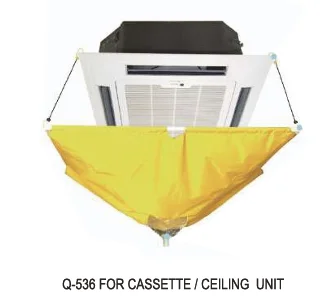 Air Conditioner Cleaning Cover Bag with Supporting Boards for Home Office Split Air Conditioners Cleaning Tools