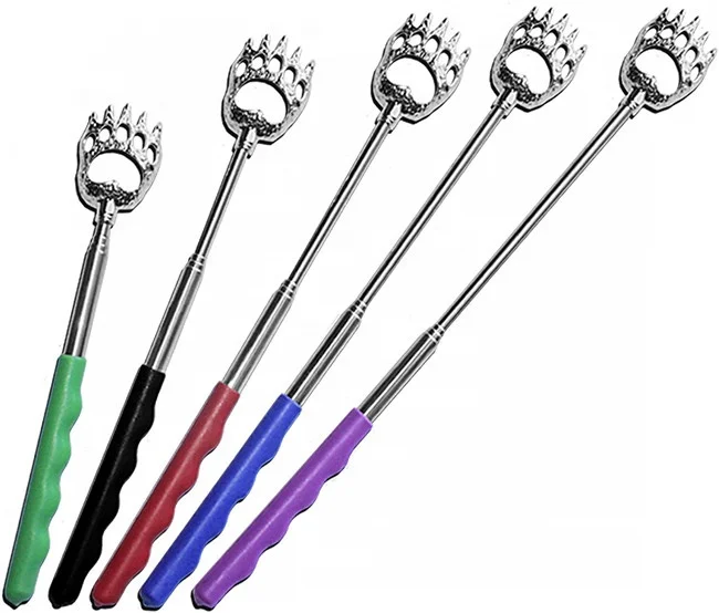 Extendable Bear Claw Back Scratcher Extends to 23 Inches! 6 Colors Available 