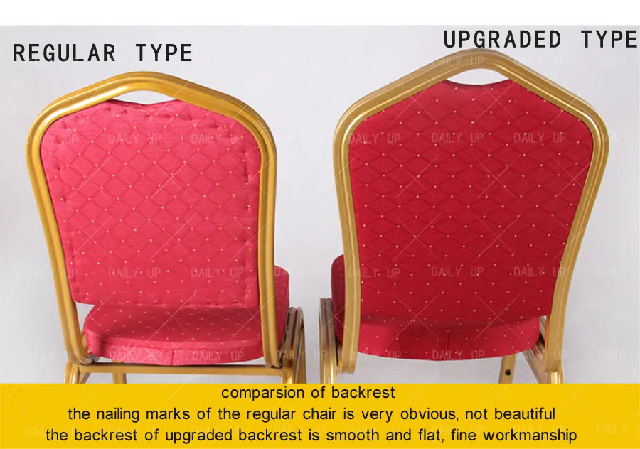 Factory Sale Stacking Banquet Chair Steel Frame And Classic Style Chair Low Price Stackable Hotel Chair For Wedding And Dining