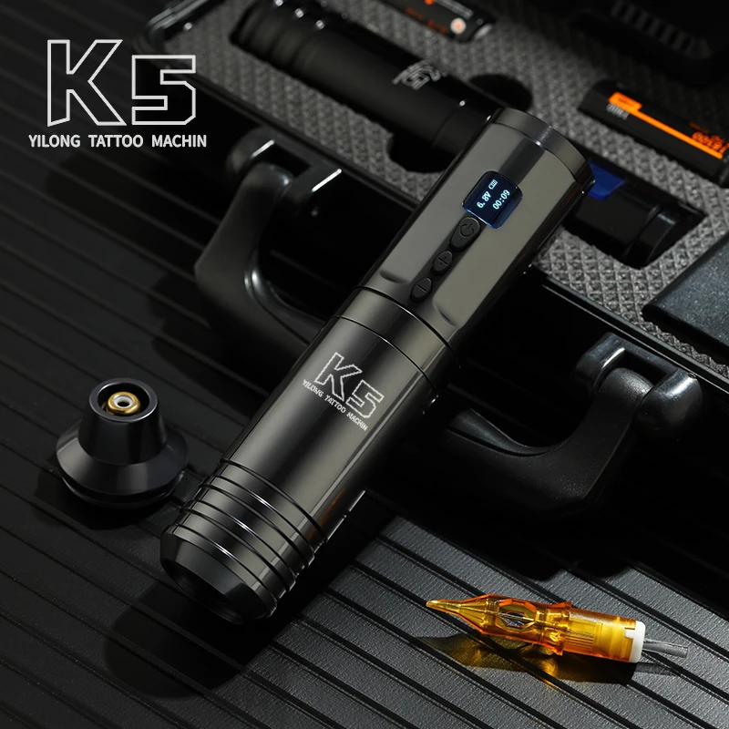 ワイヤレスタトゥーマシン yilong Amazon.com: YILONG Rotary Tattoo Pen Machine Wireless Tattoo