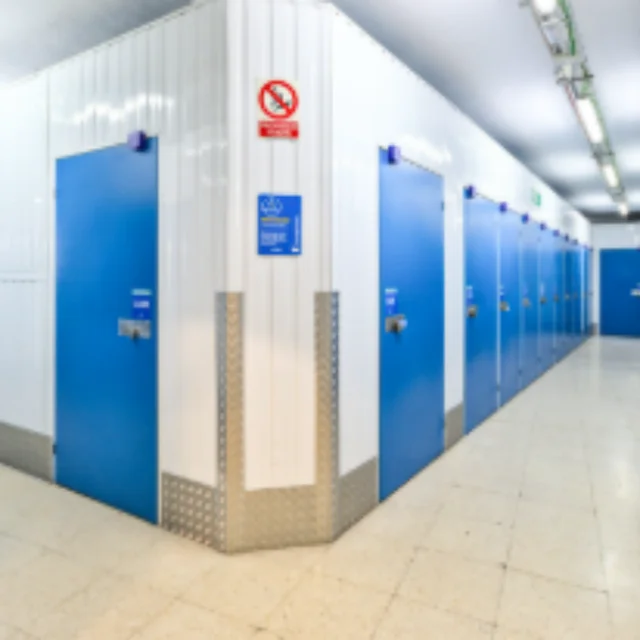 Modern Mini Storage Warehouse Foldable Collapsible with Electric Lock Self Storage Unit for Office Building Made of Steel