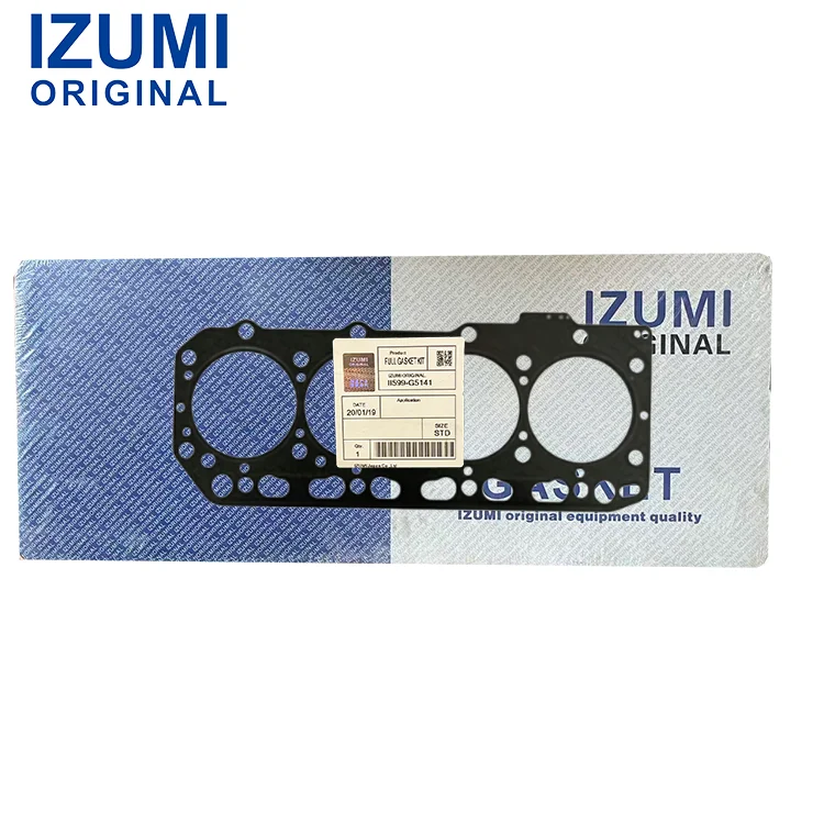 Originální komplet vyrovnávacích podložek hlavy válců IZUMI pro motor 4TNE82, kód 129402-01320 / 12940201320, náhradní díly pro dieselové motory Yanmar