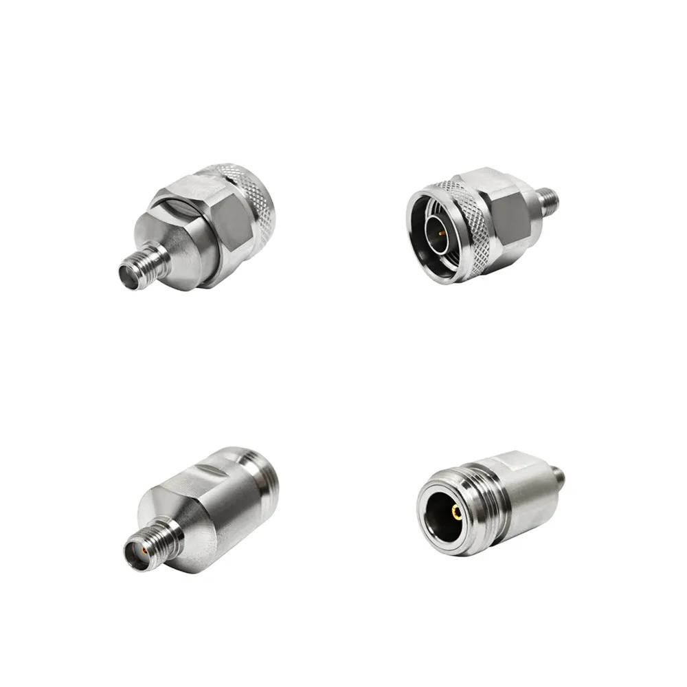 Manufacturer High Frequency Stainless Steel Material RF Adapters N Type Male/Female to SMA Plug/ Jack Adapter 18G Connectors