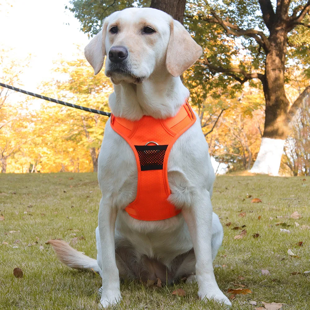 Dog Traction Rope Vest Pet Chest Strap Anti-breakaway Large Dog Chest Strap Reflective Dog Walking Rope