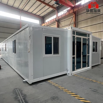 Quality Guaranteed 20-Foot Steel Folding House Two Bedrooms One Bathroom Double Wings-Directly Sold Manufacturer Overseas