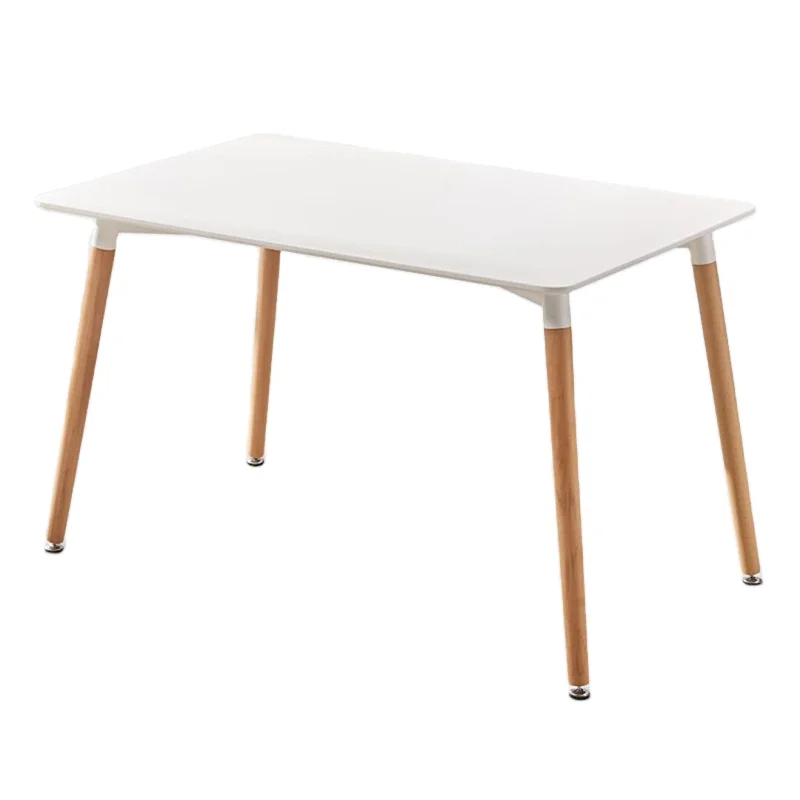 Made Nordic Desk Simple Design Wooden Cheap Price Mesa De Comedor 4 Chairs Dinning Table Dining Table Set