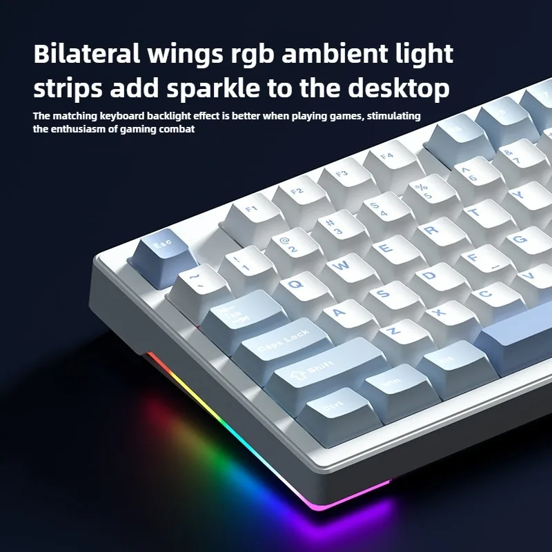 Weikav WK87 Gaming Keyboard - Hot-Swap, RGB, and Programmable
