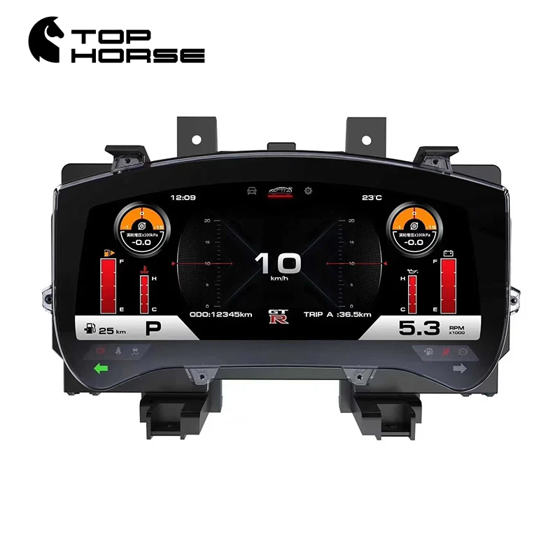 Niss-an GTR R35 LCDデジタルクラスター メーター スピードメーター