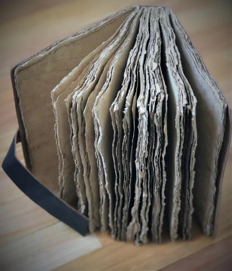 Urban Leather Journal Pentacle Pentagramme Étoile Wiccan Noir Livre D