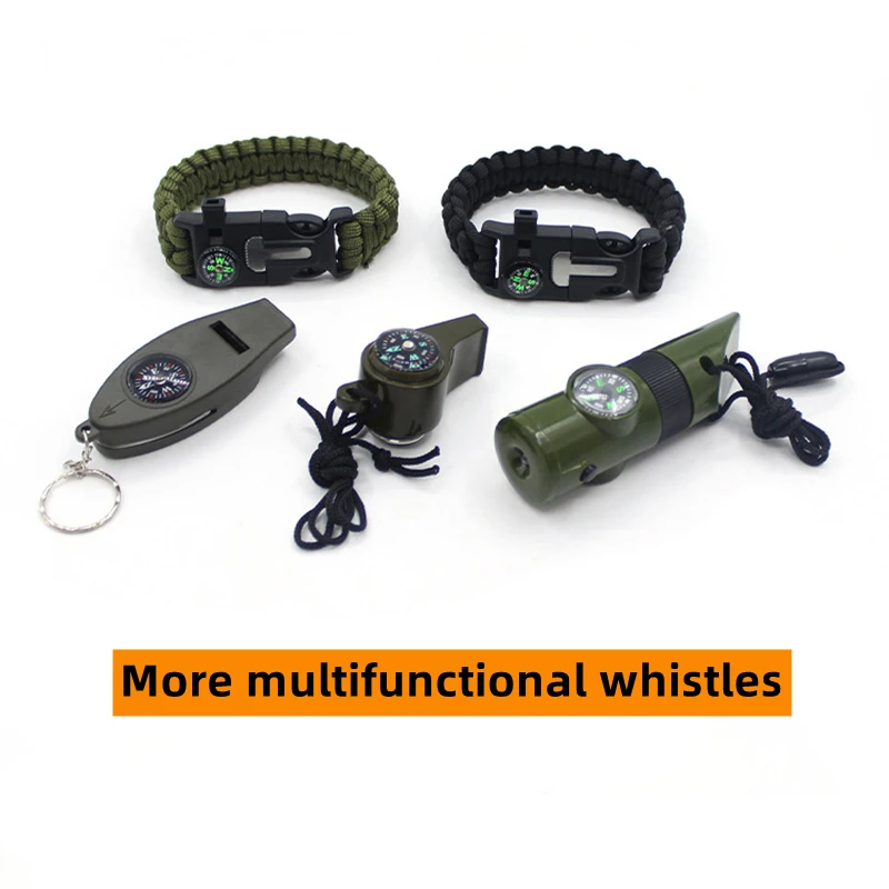 Loud Emergency Rescue Whistle For Water Sports Diving Hiking Camping Orange Whistles With