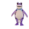 Purple single fan
