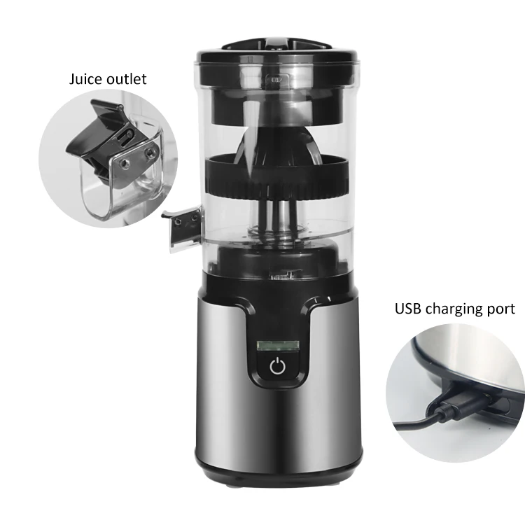 USB Rechargeable Citrus Juicer 60 w Squeezing Orange Lemon Grapefruit Kiwi Fruit With Big Capacity Citrus Juicer Make Life